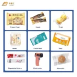 Automatic Candy Bread Chocolate Flow Packing Wrapping Cookie Cake Biscuit Pillow Horizontal Packaging Machine - Image 7