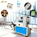 Automatic Candy Bread Chocolate Flow Packing Wrapping Cookie Cake Biscuit Pillow Horizontal Packaging Machine - Image 15