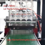 Factory Price Automatic Plastic Fruits Clamshell Fast Food Packages Box Tray Paper Coffee Cup Lid Cover Container Thermoforming Forming Making Machine