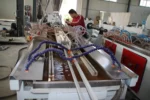 Customized Vinyl UPVC Material PVC Window Door Profile Extruded Plastic Extrusion Machine - Image 6