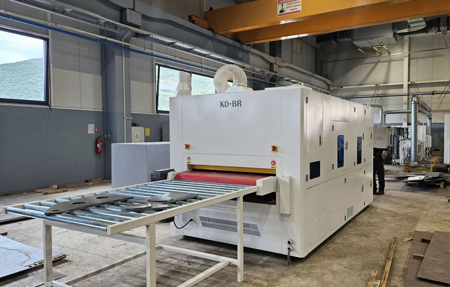 imgi_36_Automatic-Stainless-Steel-Sheet-Metal-Deburring-Machine-for- Automatic Stainless Steel Sheet Metal Deburring Machine for Plasma / Laser Cutting Parts - Image 1