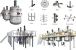 Air Cooler Chemical Vacuum Mixing Stainless Steel Jacketed Reactor Glass Lined Reactor Hot Melt Adhesive Production Vessel Equipment - Image 9