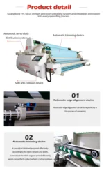 One Way or Zigzag Spreading Fabric Spreader Automatic Fabric Spreading Machine - Image 6