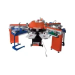 Spg Automatic Series Rotary Garments Rop T Shirt Textile Clothes Sheet Screen Printing Machine - Image 2