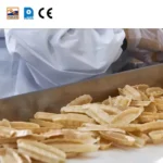 CE Stainless Steels Multifunctional Automatic Wafer Biscuit Making Machine Monaka Wafer Production Line