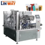 Rotary Premade Ziplock Standup Pouch Pickup Open Fill Seal Packing Machine
